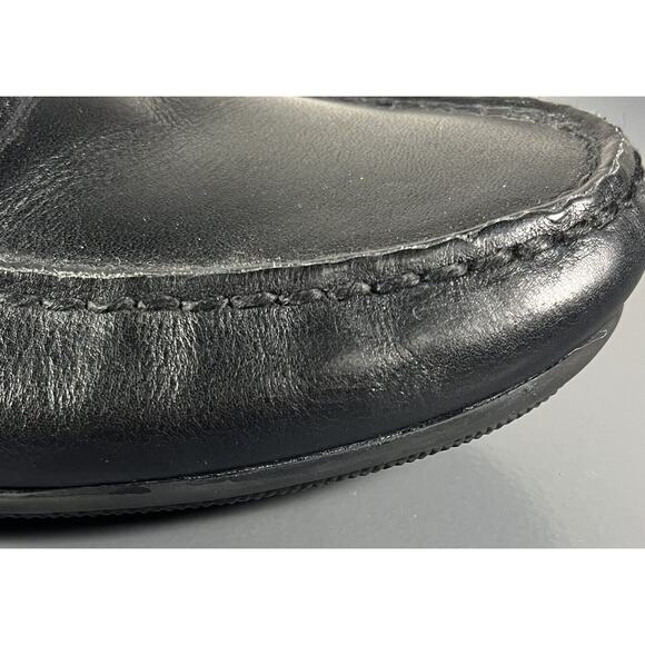 Men\'s Polo RL Black Leather Reynold Casual Driving Shoe Sz 8D Made in India main image 5